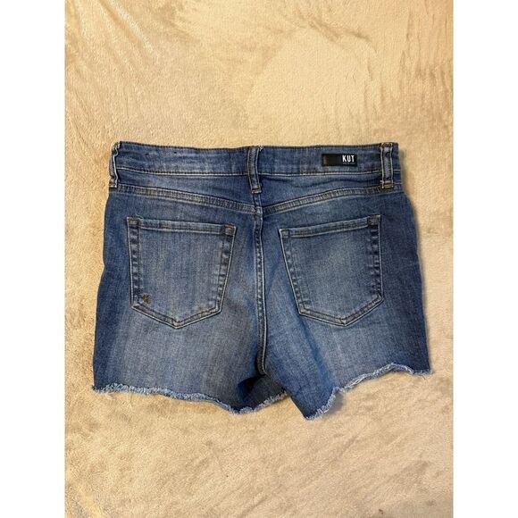 Kut from the Kloth Blue High Waist Women Shorts - Picture 8 of 12